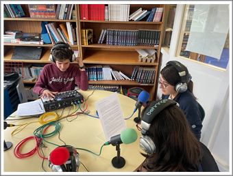 Enregistrement de podcact pour Radio Rosa
