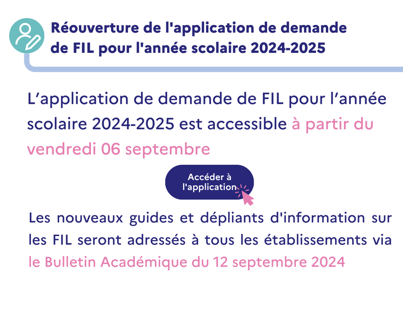 Réouverture FIL
