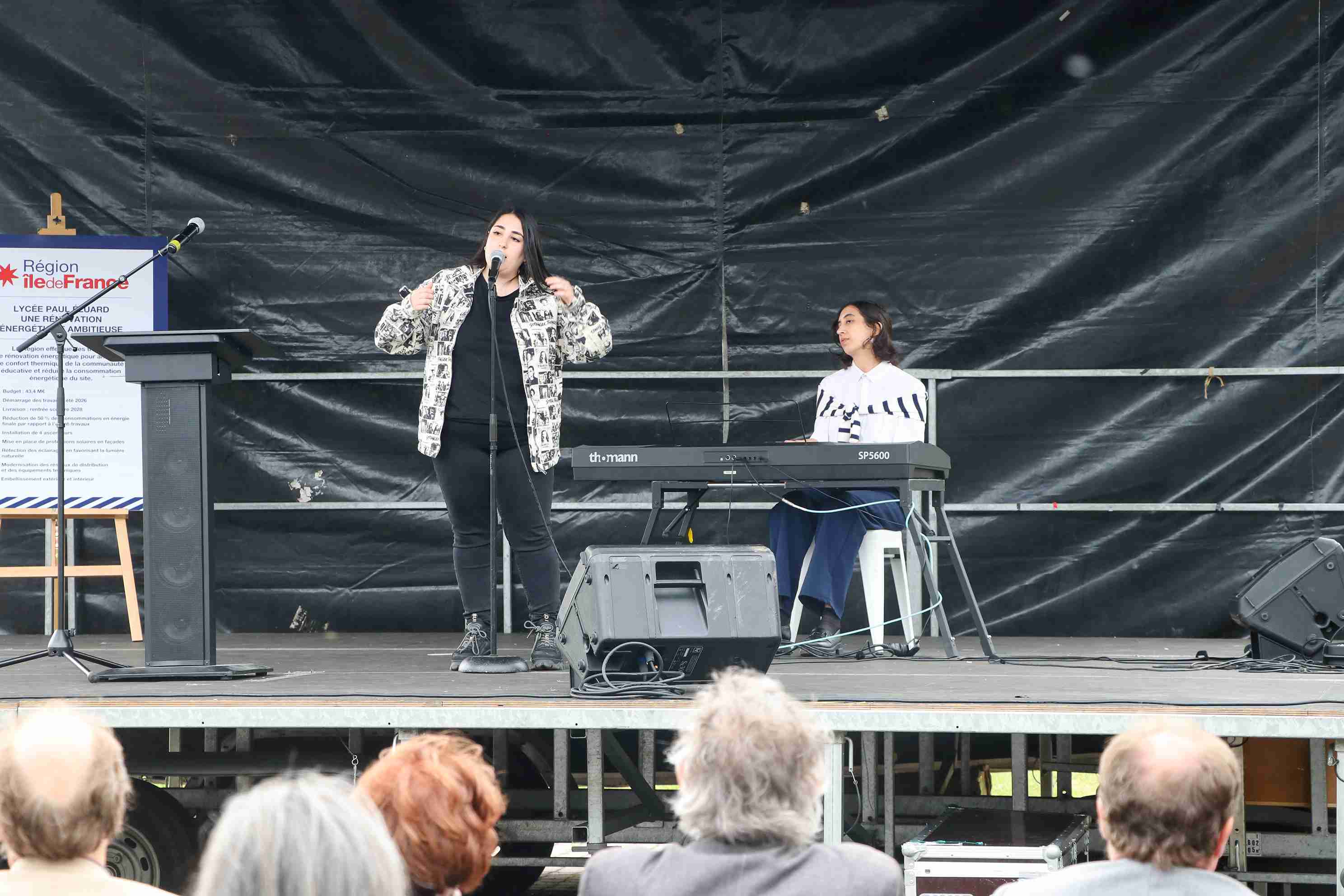 Concert d'élèves à l'occasion des 60 ans du lycée Paul Eluard de Saint-Denis