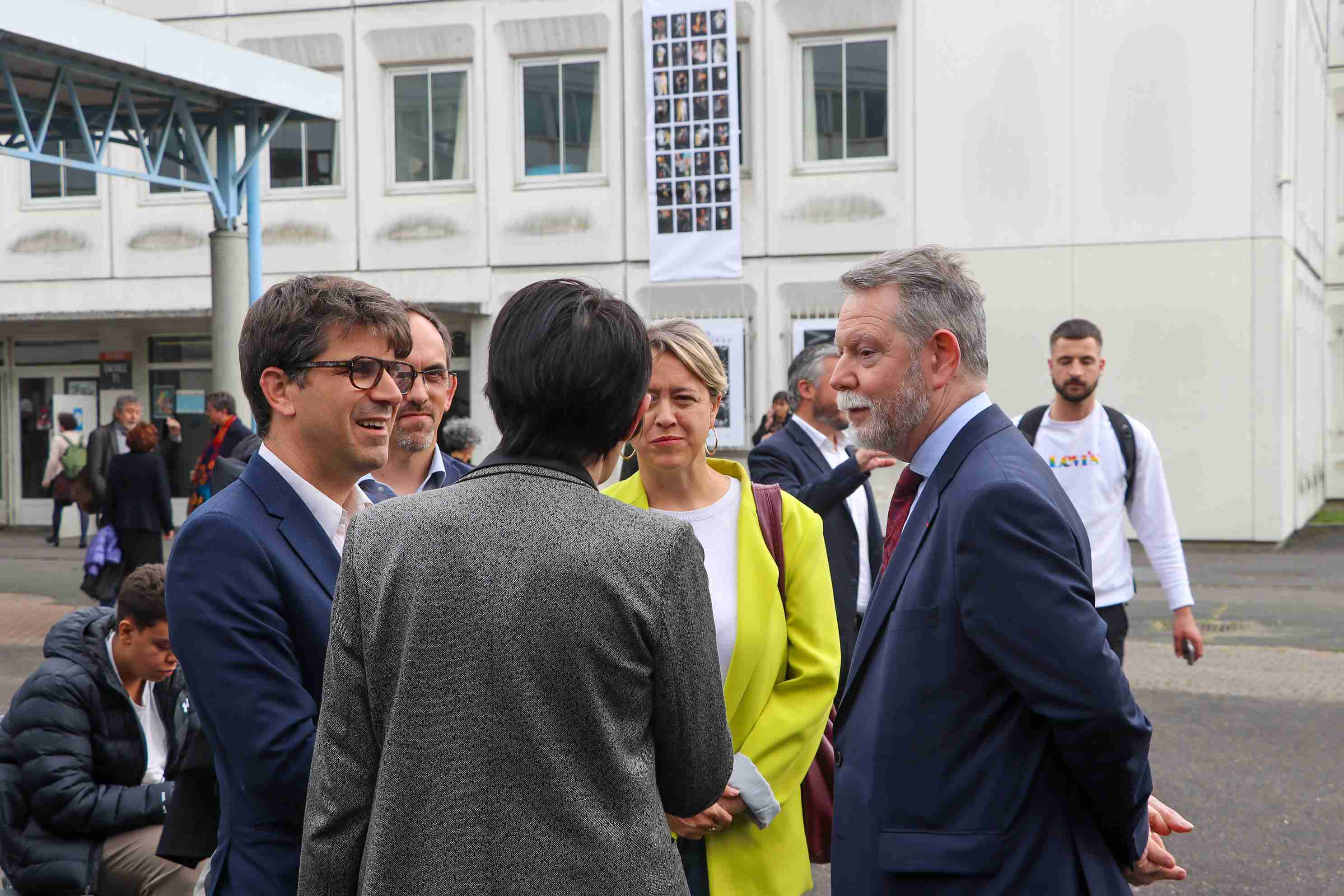 Echanges avec le recteur de l'académie de Créteil à l'occasion des 60 ans du lycée Paul Eluard de Saint-Denis