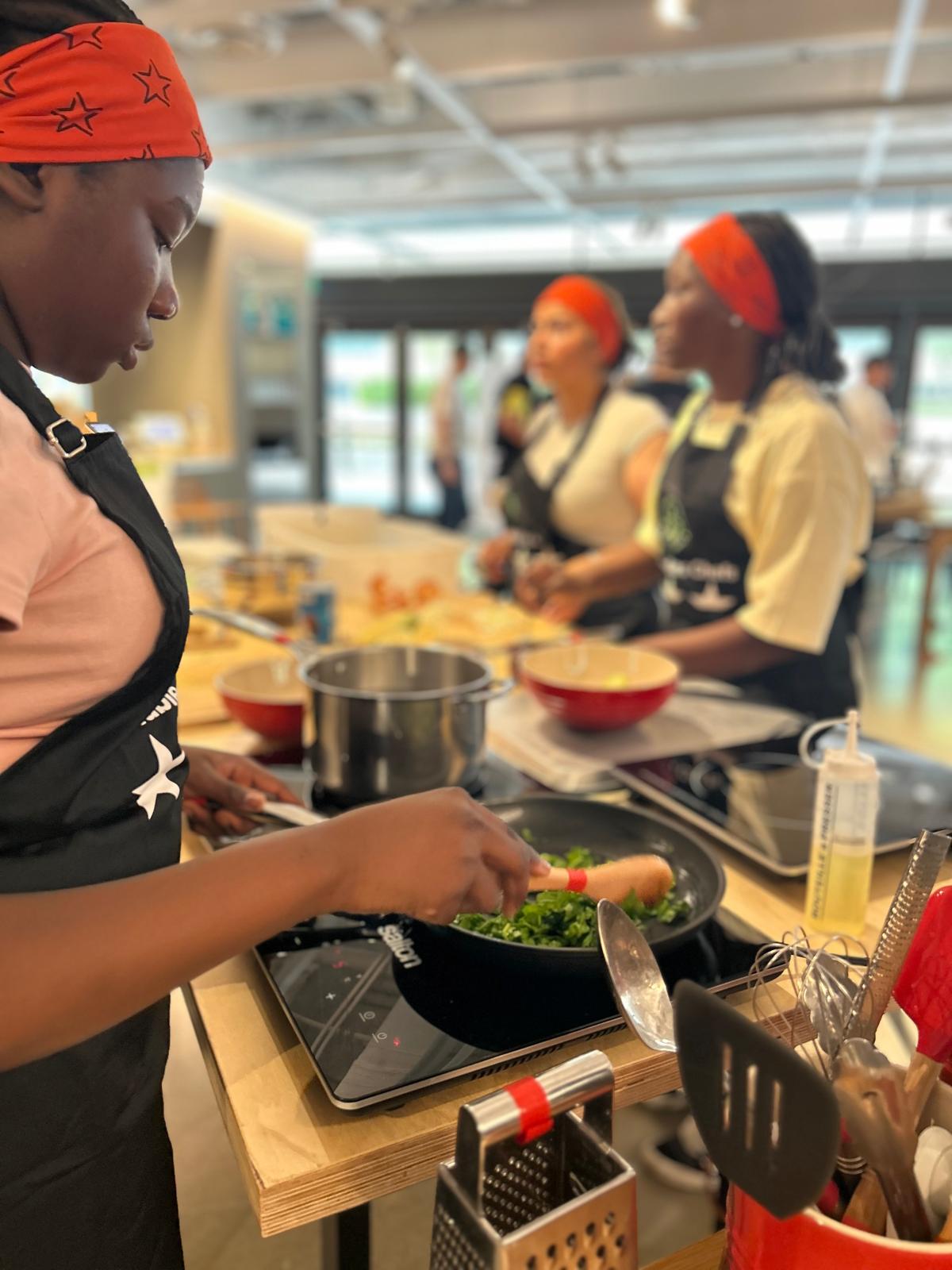 Brigade culinaire lors de l'épreuve du concours de la Tablée des Chefs 2025