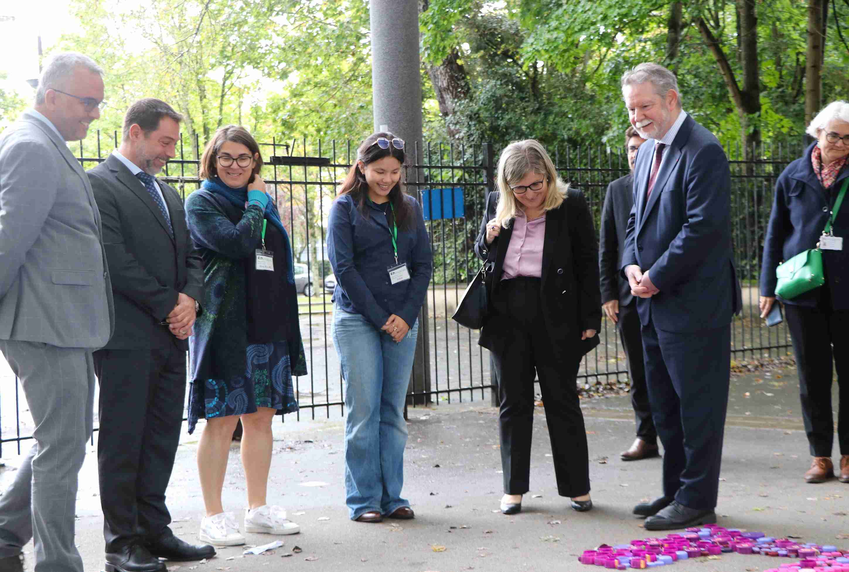 Visite du recteur au collège Anne Frank à Bussy-Saint-Georges