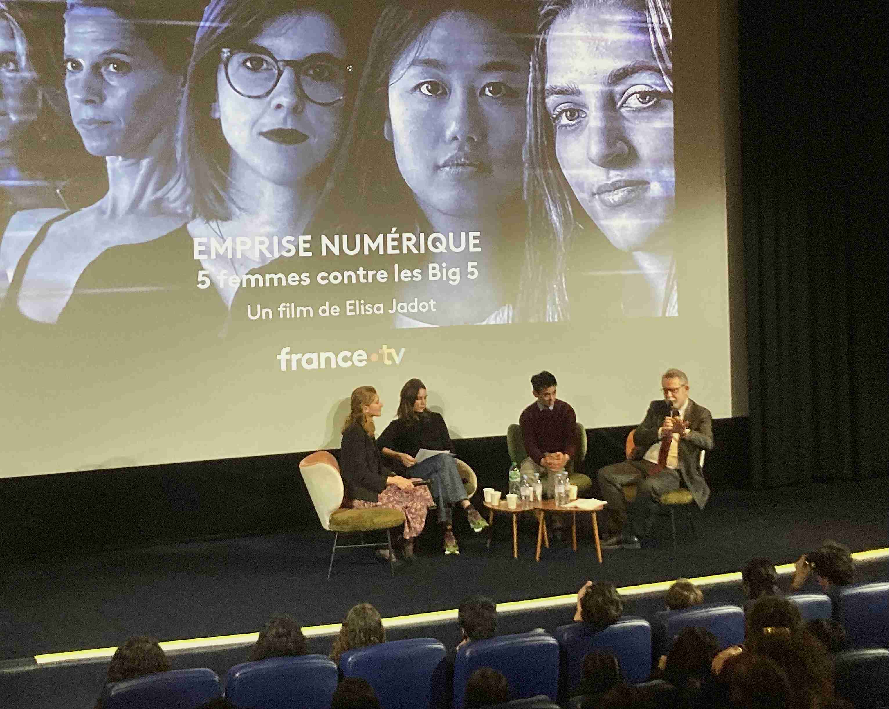 Projection du film documentaire Emprise numérique, cinq femmes contre les big five