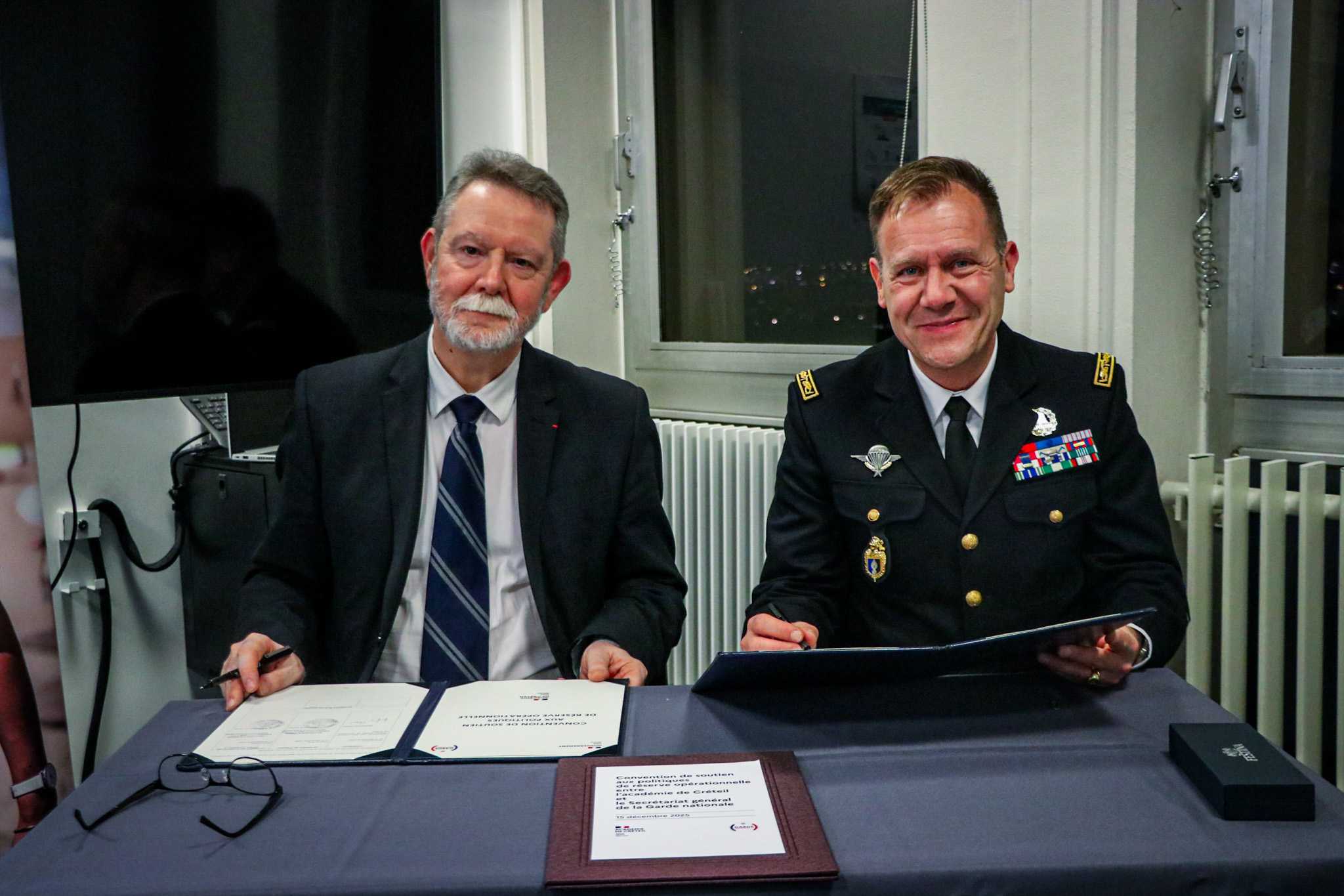 Signature d’une convention de soutien à la réserve opérationnelle