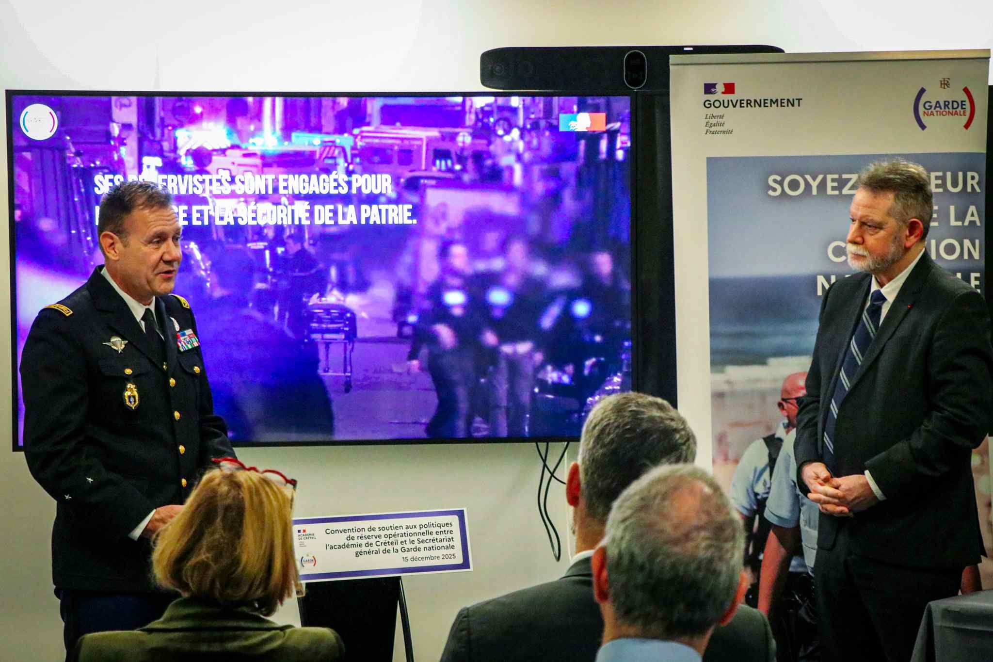 Signature d’une convention de soutien à la réserve opérationnelle