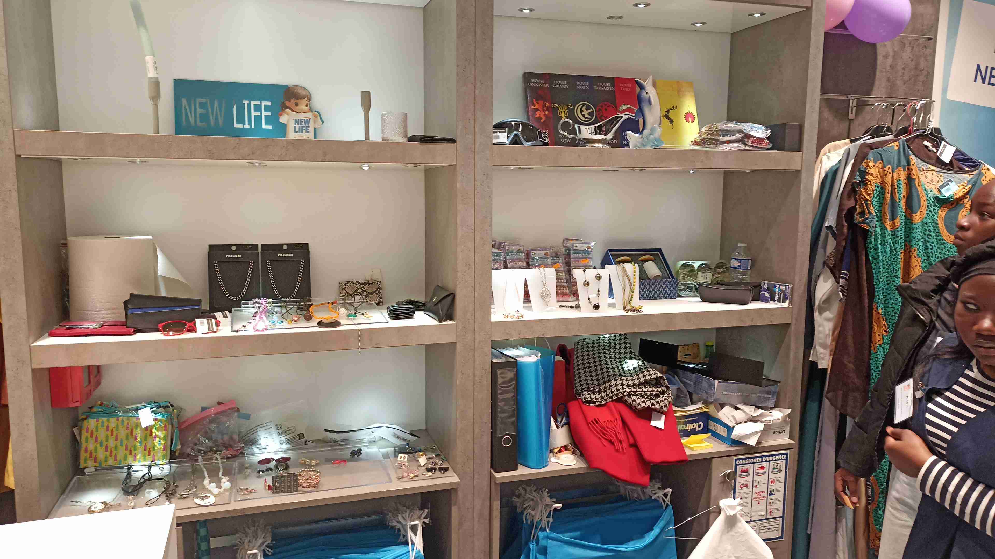 Boutique éphémère New Life du lycée Georges Brassens de Villepinte
