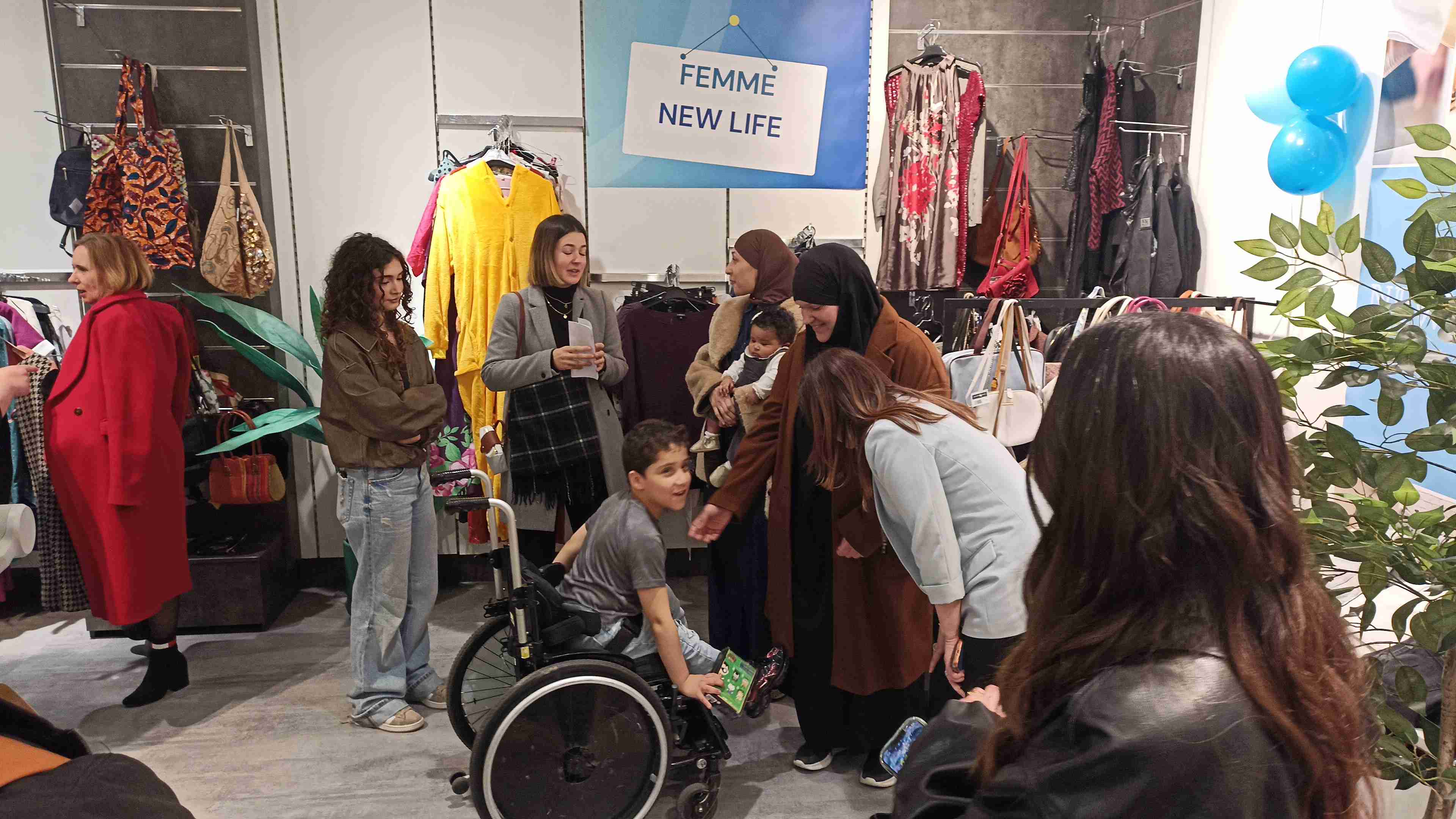 Boutique éphémère New Life du lycée Georges Brassens de Villepinte