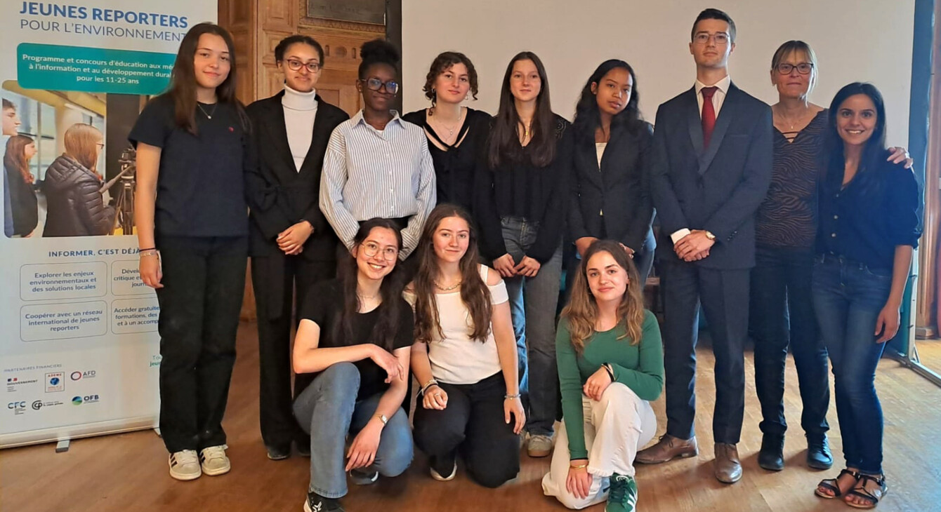 Les lauréats du concours Jeunes reporters pour l'environnement