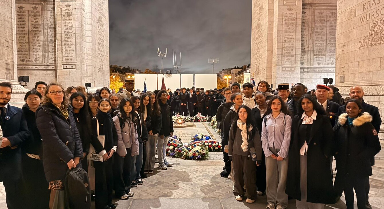 Lycéens invités à la commémoration de l'Armistice du 11 novembre 1918