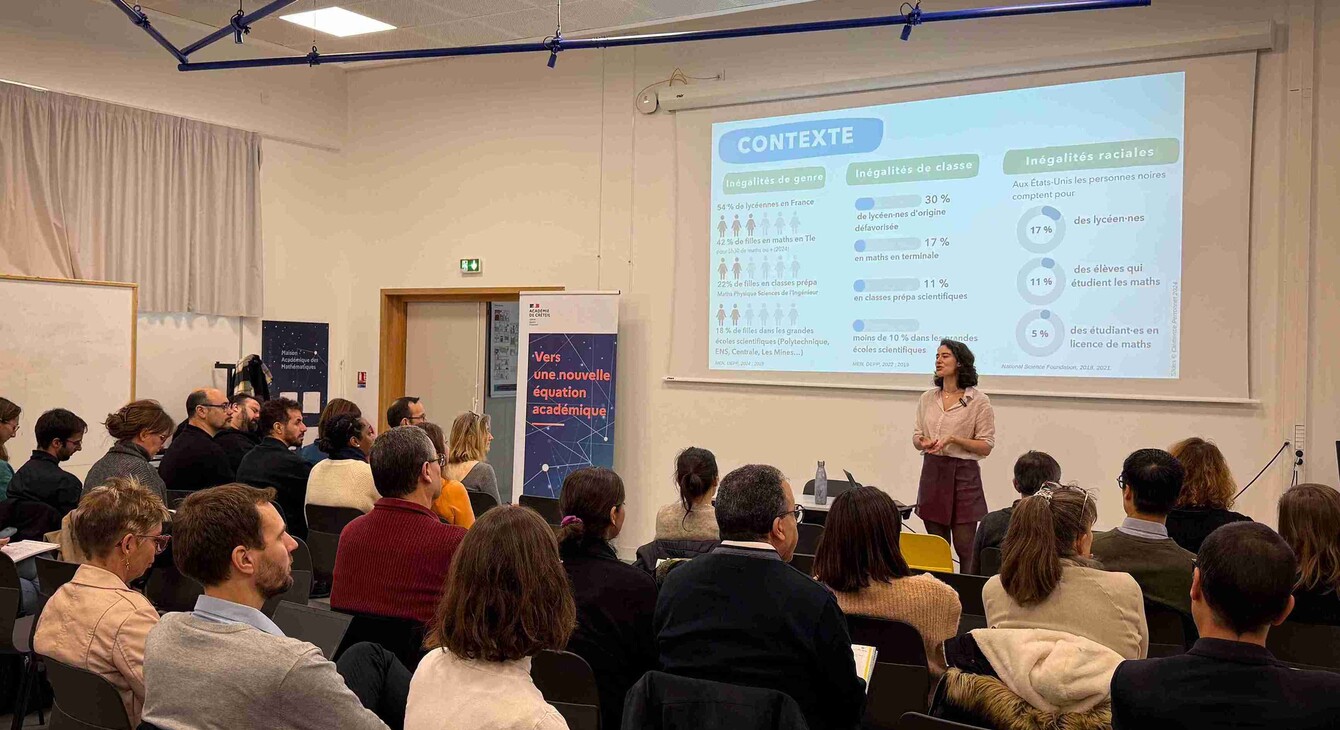 Conférence de la sociologue Clémence Perronnet pour repenser la place des filles en mathématiques