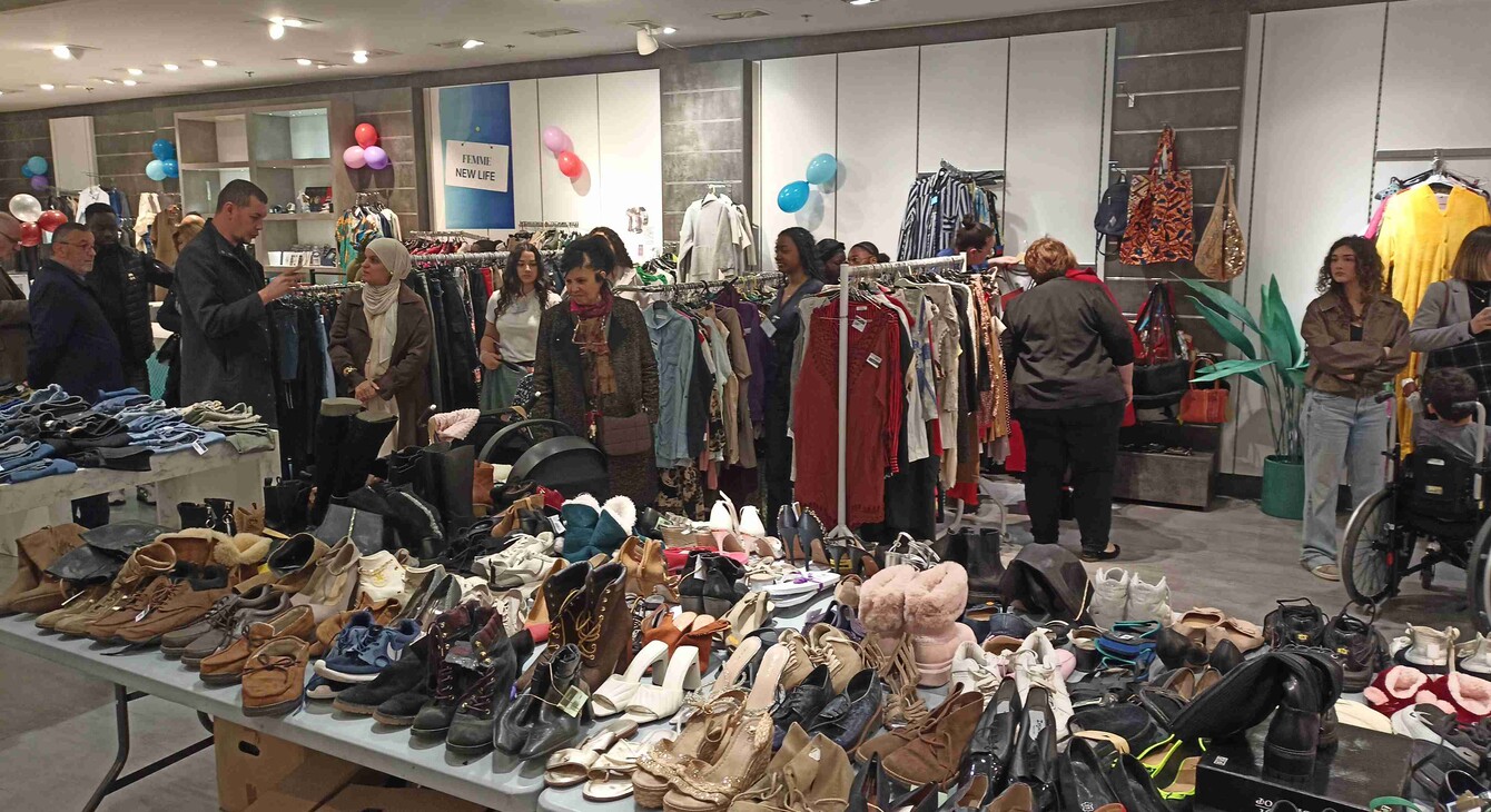 Boutique éphémère New Life du lycée Georges Brassens de Villepinte