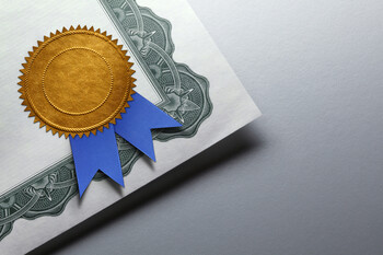 Aperçu d'un diplôme