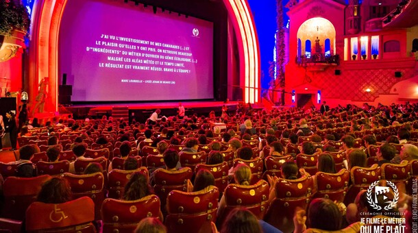 Projection à la cérémonie au Grand Rex pour la remise des prix du concours Je filme le métier qui me plaît édition 2025