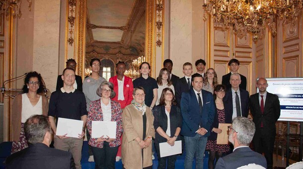 Remise des prix du concours 2025 des Jeunes ambassadeurs et ambassadrices au Quai d'Orsay