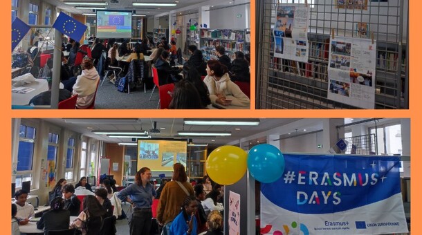 erasmusdays 2025 - Animations au lycée Eugène Delacroix à Drancy