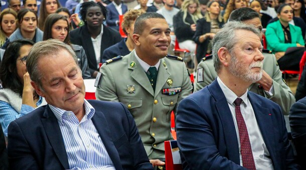 Recteur assistant à la cérémonie de remise des diplômes 2025 de l'INSEP