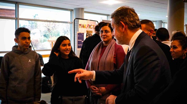  Stand projet au forum de lancement du nouveau projet académique 2026 - 2030