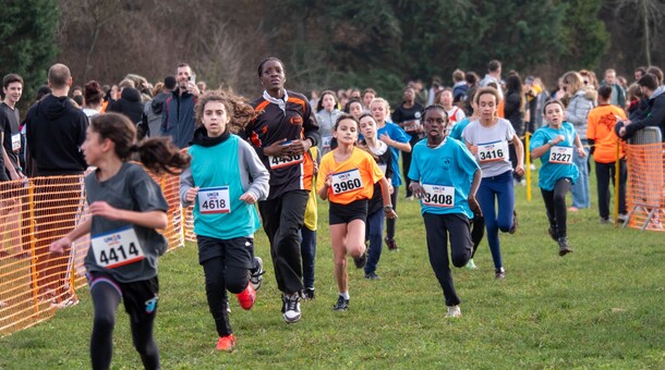 Course au cross académique UNSS de décembre 2025
