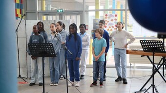 Chorale dans le cadre de la journée Non au Harcèlement 2025 au collège Frédéric Chopin de Melun