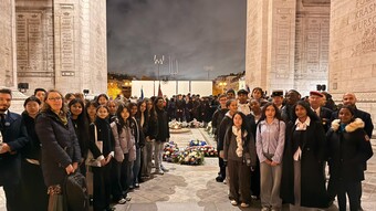 Lycéens invités à la commémoration de l'Armistice du 11 novembre 1918