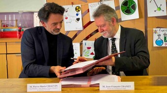 Signature d'une convention de partenariat entre l’académie de Créteil et la Maison pour la science Paris - Île-de-France