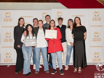 Cérémonie au Grand Rex pour la remise des prix du concours Je filme le métier qui me plaît édition 2025