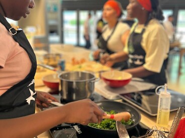 Brigade culinaire lors de l'épreuve du concours de la Tablée des Chefs 2025