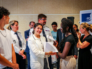 Remise de diplômes dans le cadre du concours Clemenceau 2025